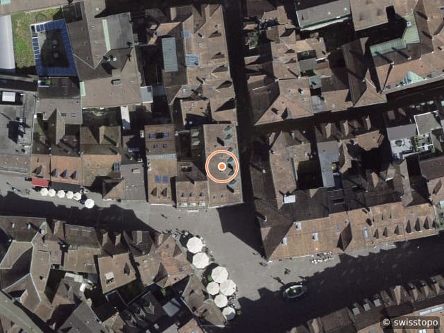 Luftbild Gurzelngasse 2, Solothurn