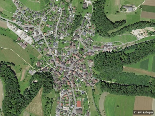 Luftbild: das Gebiet