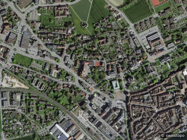 Luftbild Goldgasse 17, Solothurn