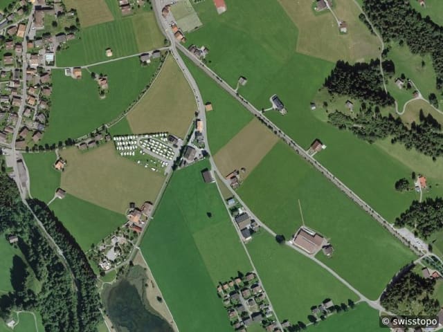Luftbild Lenk im Simmental