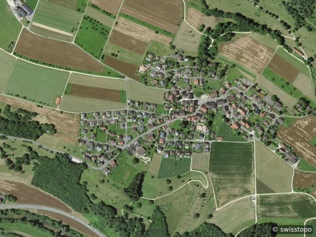 Luftbild Hauptstrasse 6, Nenzlingen