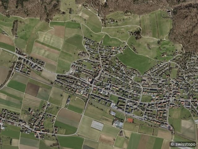Luftbild Oberweningen