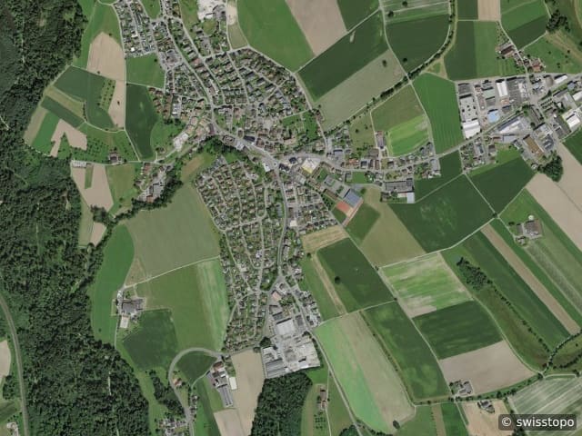 Luftbild Merenschwand