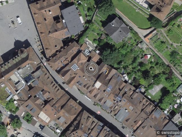 Luftbild Obere Hauptgasse 9, Thun