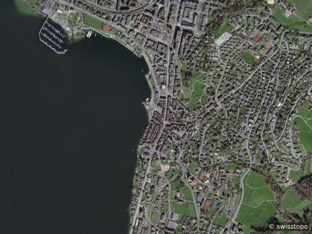 Luftbild Zug