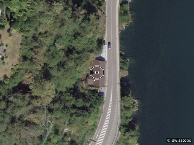 Luftbild Via Valmara 46, Brissago, Locarno, Lago Maggiore
