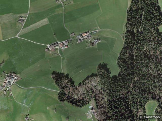 Luftbild der Lage – 3457 Wasen im Emmental