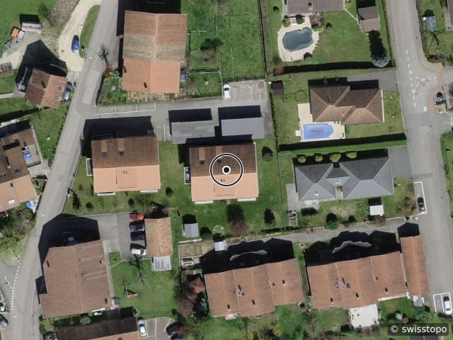 Luftbild Rue Chavon-Dedos 24, Courrendlin