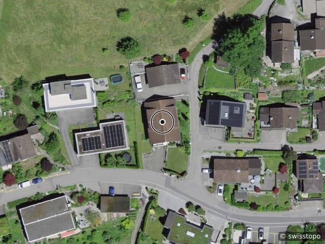 Luftbild Lanzenmoosstrasse 45, Schwarzenbach