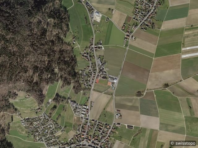Luftbild Stadel