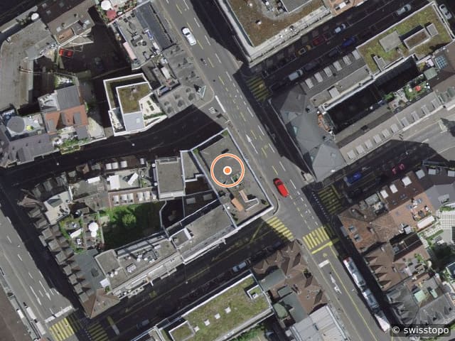 Luftbild Löwenstrasse 7, Luzern