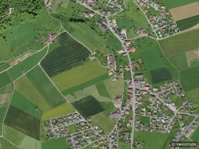Luftbild der Lage – 4655 Stüsslingen