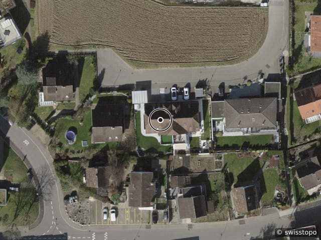 Aerial view of the location – Steiacherstrasse 17, 8103 Unterengstringen