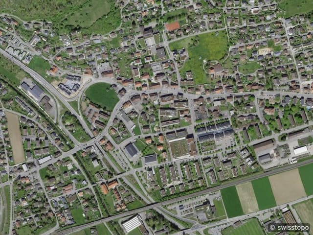 Luftbild Oensingen