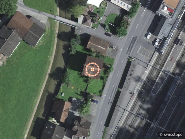 Luftbild Brünigstrasse 52, Giswil