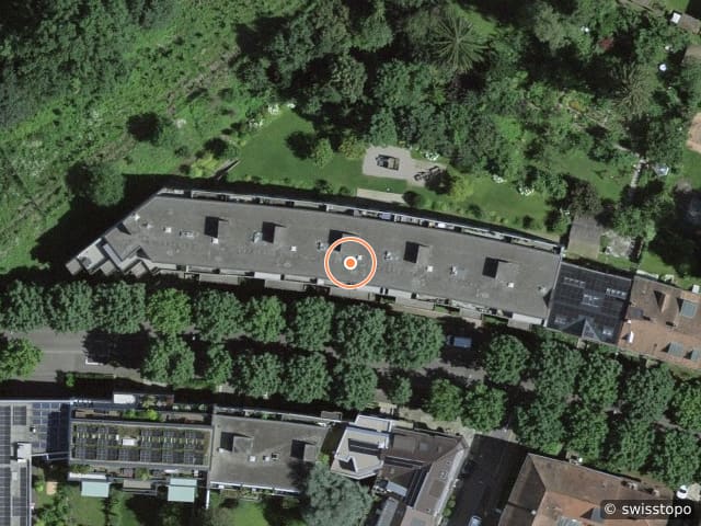 Luftbild Fasanenstrasse 121, 4058 Basel