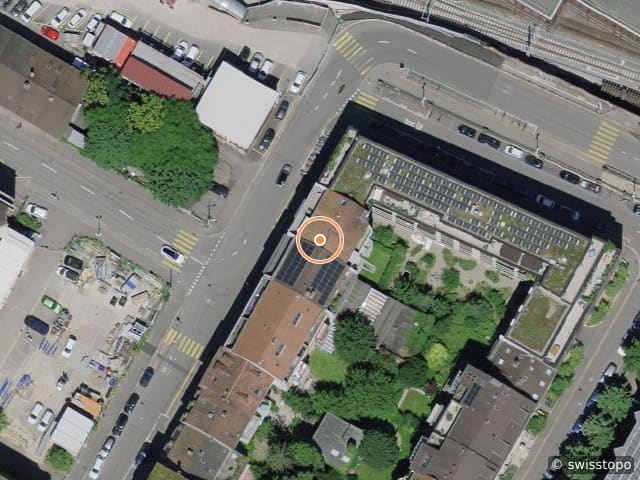 Luftbild Solothurnerstrasse 13, 4053 Basel
