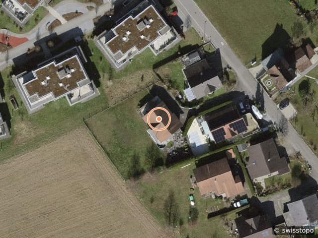 Luftbild Hagenbuchstrasse 17, Zweidlen