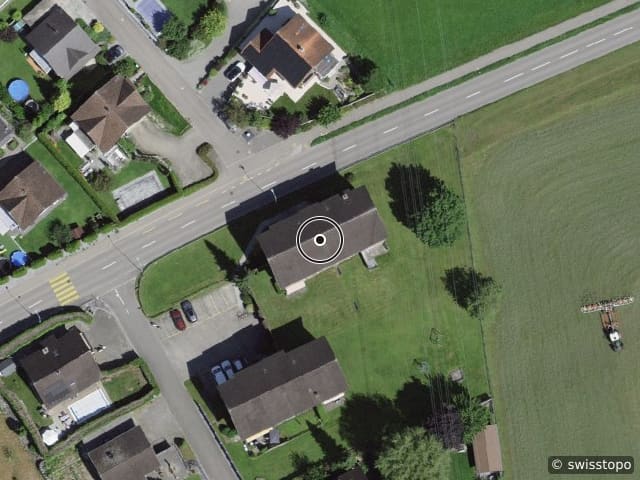 Vista aerea della posizione – Chölpen 1, 9525 Lenggenwil