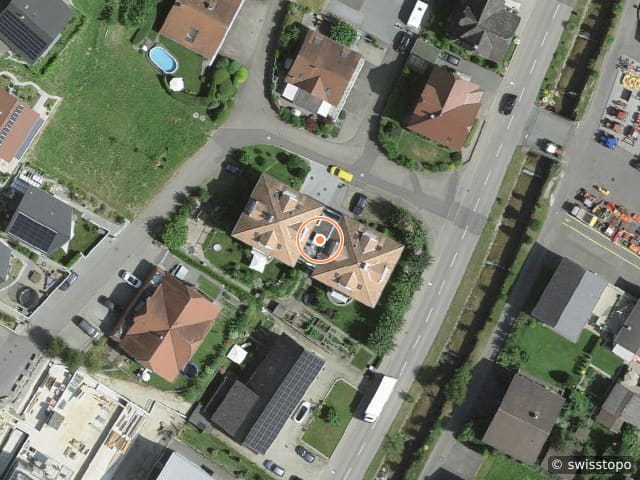 Luftbild Dorfstrasse 12, Hergiswil b. Willisau