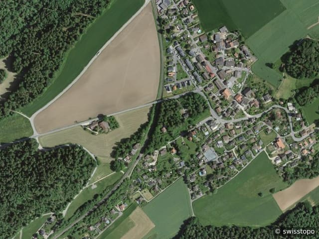 Luftbild Grand'Rue 4, Montmollin