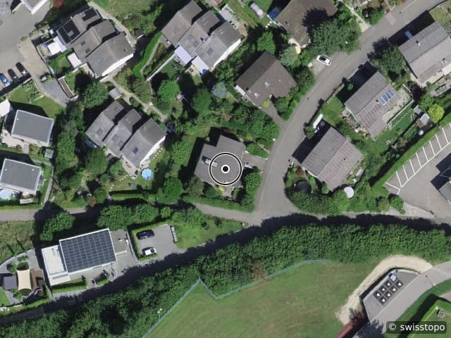 Luftbild Kallernweg 1, Mühlethal