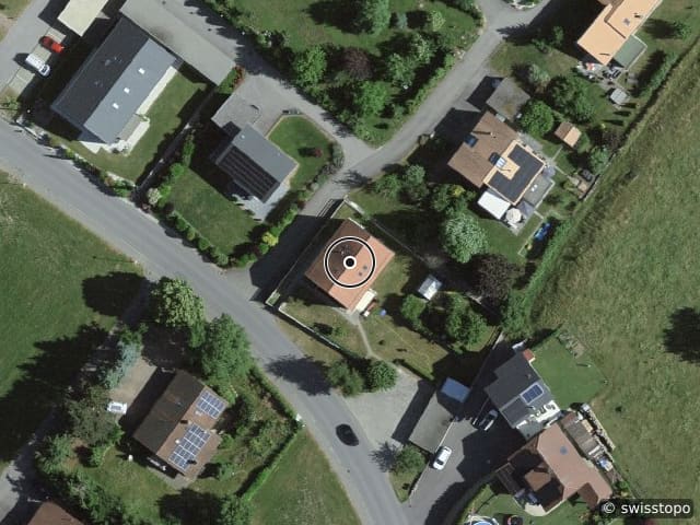 Luftbild Route de Villarimboud 5, Châtonnaye