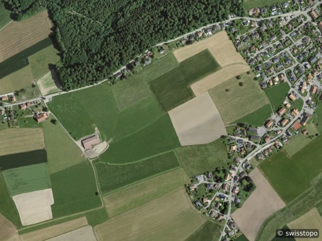 Luftbild La Brillaz