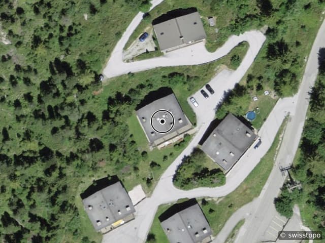 Luftbild Rue des Bochonès 17, Anzère