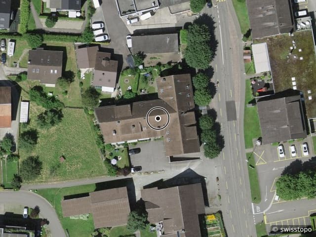 Luftbild Hauptstrasse 50, Hausen