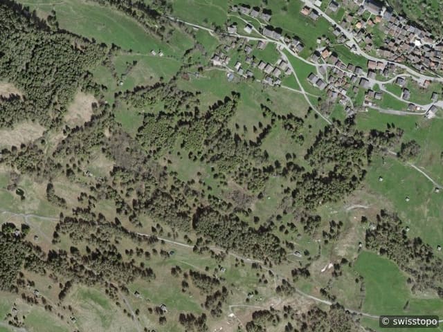 Luftbild: das Gebiet