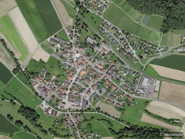 Luftbild Schlattingen