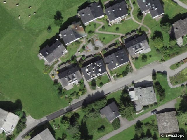 Luftbild der Lage – Via Val Tgiern 5c, 7017 Flims-Dorf