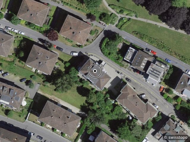 Luftbild Chemin du Risoux 17, Lausanne