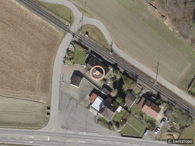 Luftbild Burgstrasse 4, Kollbrunn