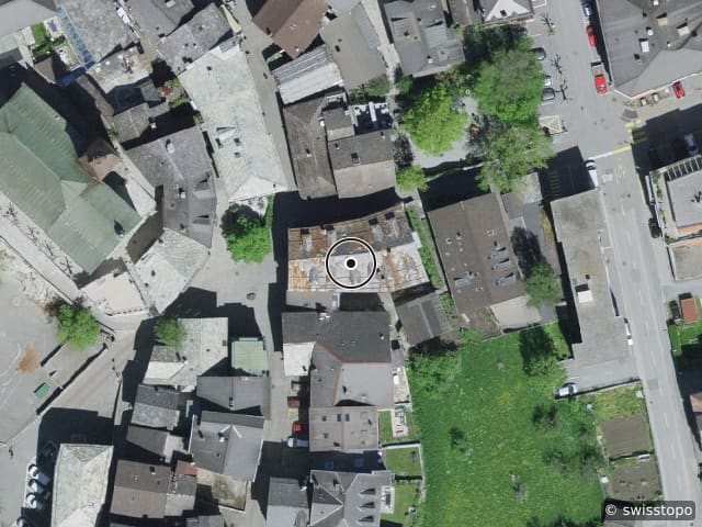 Luftbild St. Martinistrasse 3, Visp