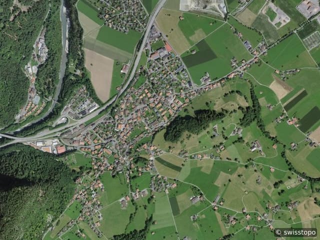 Luftbild Wimmis