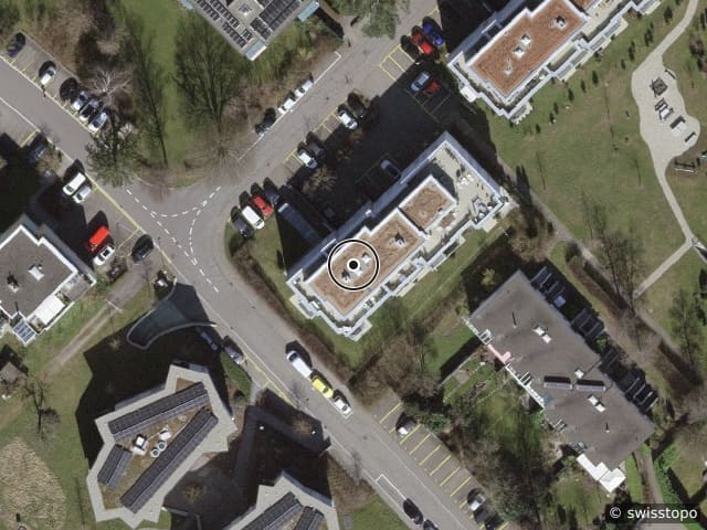 Luftbild der Lage – Langäristrasse 7, 8304 Wallisellen