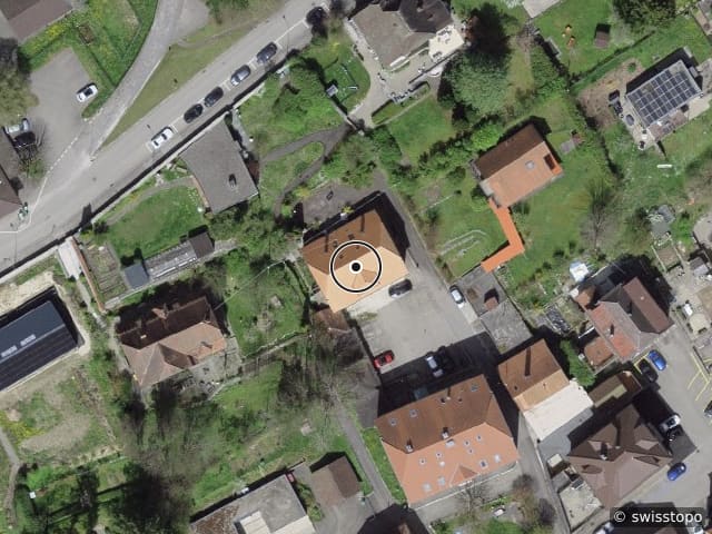Luftbild der Lage – Passage de la Charrière 9, 2610 Saint-Imier