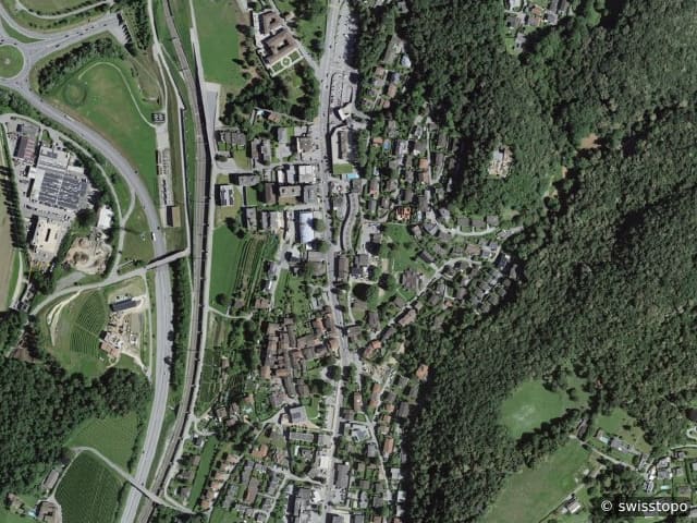 Luftbild der Lage – 6943 Vezia