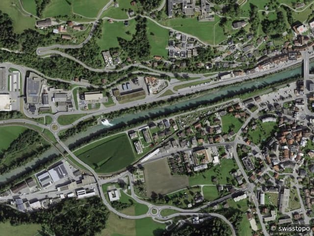 Luftbild der Lage – 7130 Ilanz