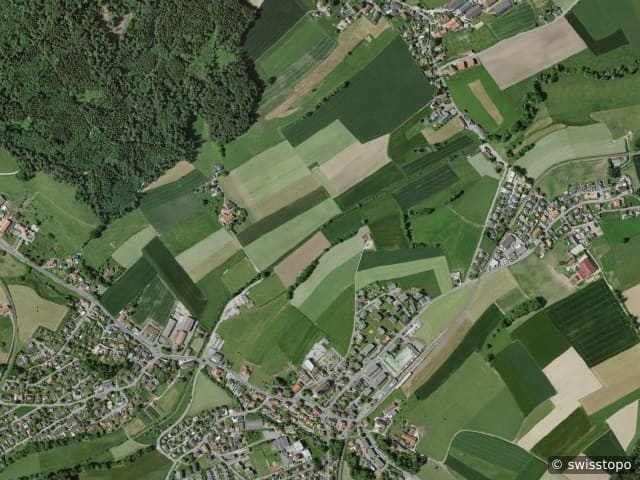 Vista aerea della posizione – Cormagens
