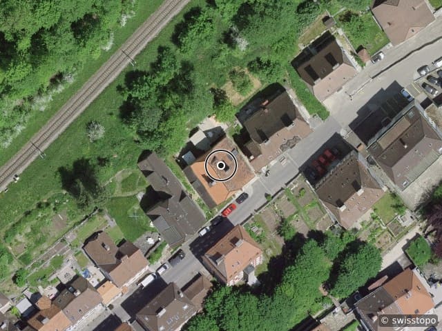 Luftbild Rue du Crêt-Vaillant 12, Le Locle
