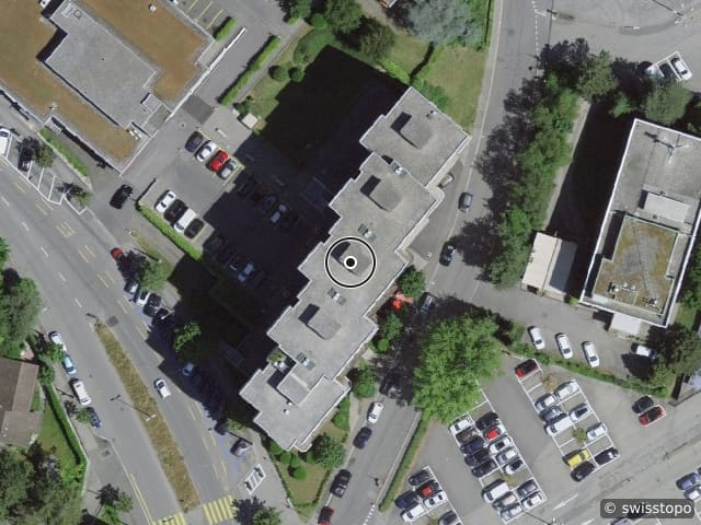 Luftbild Chemin des Bossons 1, Lausanne