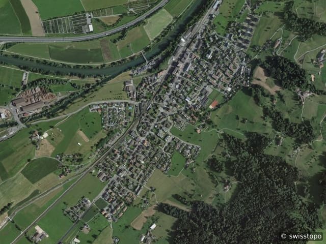 Aerial view of the location – Root