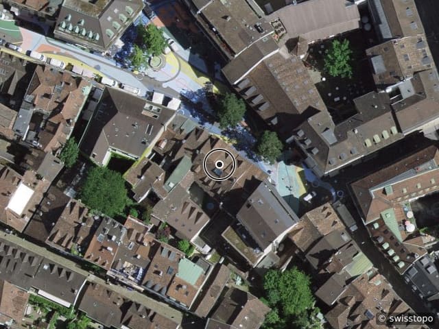 Luftbild Rümelinsplatz 7, Basel