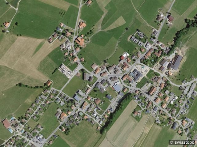 Luftbild Siviriez