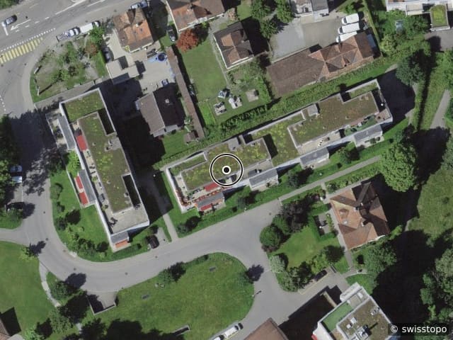 Luftbild Zweibruggenmühlestr. 7, St. Gallen