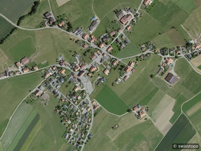 Luftbild der Lage – 1691 Villaz