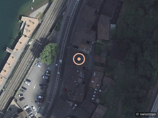 Luftbild der Lage – Via Carlo Maderno 30, 6825 Mendrisio